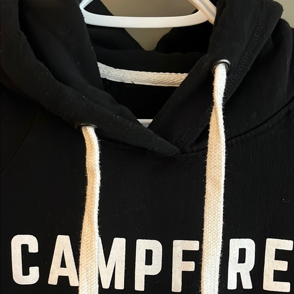 Stylish Black Campfire Hoodie size small - Picture 6 of 12